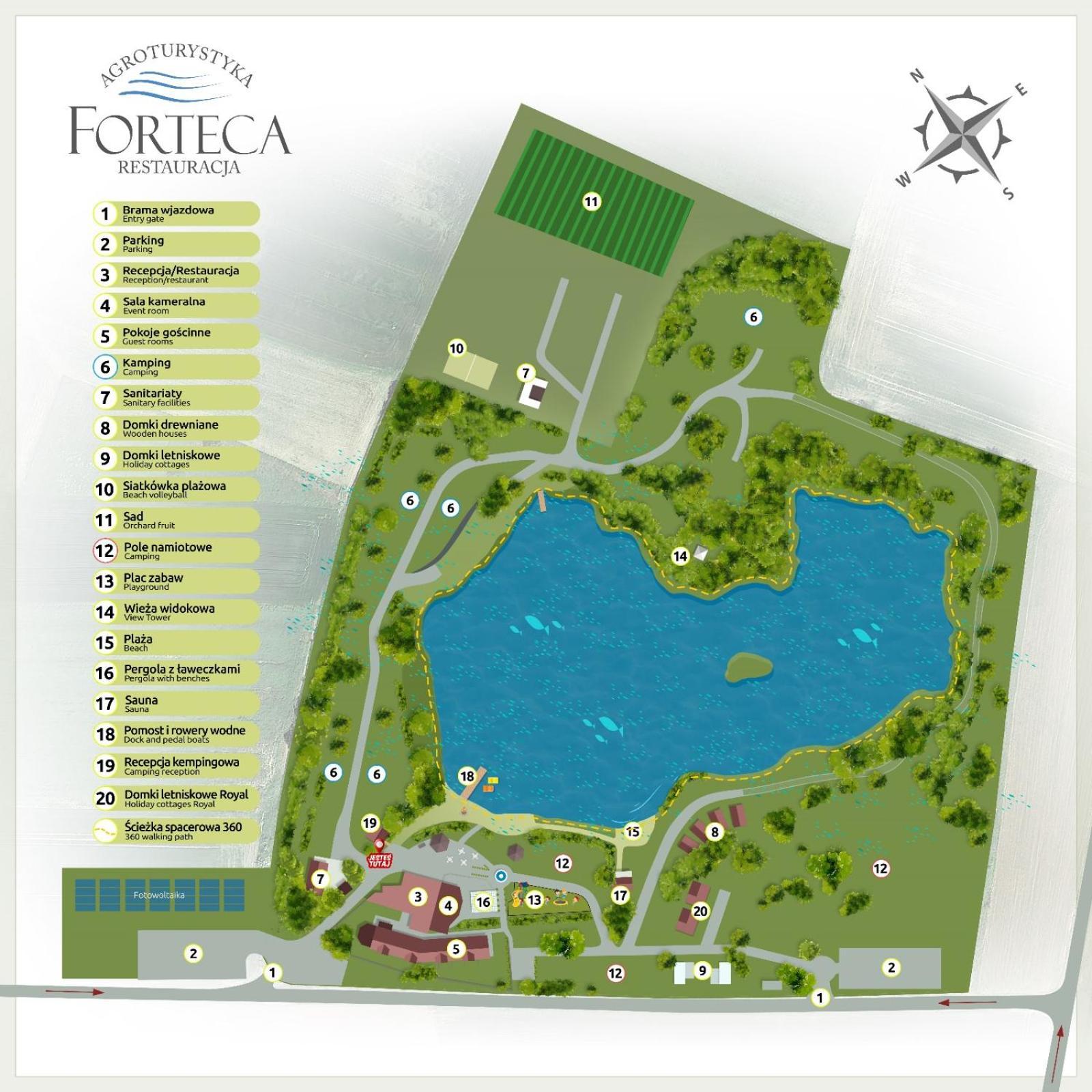 Forteca, Pokoje Goscinne Nad Stawem Dzierżoniów Exterior foto